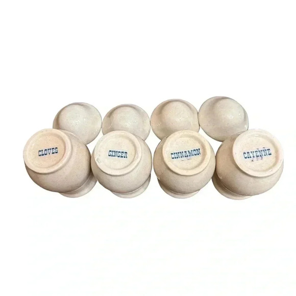 International China Marmalade Vintage Geese Fruit Ribbon Spice Jars Set of 4 - Picture 4 of 17